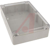NEMA 4X SEALED POLYCAR.ENCLOSURE,LT.GRAY BODY,CLEAR COVER,8.74L X 5.75W X 2.17H - 70148311 - Allied Electronics, Inc.