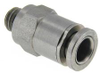 5/32 Inch or 4mm O.D. Tube to 10-32 Thread, Straight Fitting - PTC-532 - Beswick Engineering Co., Inc.