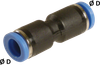 Straight Tube Connector - Equal - FIPA Inc.
