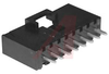Header, vertical shrouded locking, surface mount compatiable, 8 position - 70191020 - Allied Electronics, Inc.