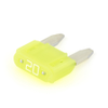 Littelfuse MINI® Automotive Fuse, 20A, 32VDC, Yellow, 297020.WXNVDC -- 46257 - Image