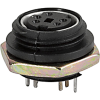 5-pole, Socket, PCB terminals, DIN Plug/Socket -- 4850.2500 - Image