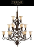 Large Chandeliers-Glass Shade - 386501 - Light Center (The)