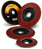 3M Cubitron II 967A Type 27 Ceramic Aluminum Oxide Flap Disc - 40+ Grit - 4 1/2 in Diameter - 7/8 in Center Hole - 86855 -- 051125-86855 - Image