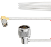 RA SMA Male to RA N Male Cable FM-SR141TB Coax in 24 Inch - FMCA2147-24 - Fairview Microwave Inc.