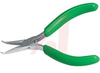 Plier; 60 deg Curved Nose Plier; 5 in.;1-15/64 in.; 27/64 in.; 9/32 in.; Green; - 70223465 - Allied Electronics, Inc.