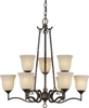 2533-09-64 Mid. Chandeliers-Glass Up - 365927 - Capital Lighting, Inc.