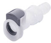 Coupling Body, Valved, 3/8