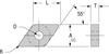 Carbide 55° Diamond Flat Top Insert - DNMA-544 - Greenleaf Corporation