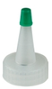 Blind Yorker Spout Caps with Green Tips - 66939 - U.S. Plastic Corporation