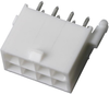 Connector, Header, 8Pos, 2Row, 4.14Mm; Connector Systems Amp - Te Connectivity - 13M3702 - Newark, An Avnet Company