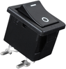 Switch, Rocker, Spst, 6A, 250Vac, Black; Switch Operation Nkk Switches - 09X8805 - Newark, An Avnet Company