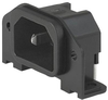Iec C14 Inlet, 10A, 250Vac, Tht, Panel; Iec Connector Type Schurter - 32C1614 - Newark, An Avnet Company