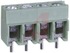 Terminal Block; 16 A; 250 V; 5 mm; 4; 5mm; Soldering; Screw; 1.3 mm; M 2.6; PA - 70054334 - Allied Electronics, Inc.