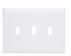 Toggle Switch Openings, Three Gang, White - TPJ3W - Legrand