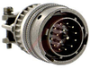 CONNECTOR,MILSPEC STRAIGHT PLUG W/CABLECLAMP,SIZE 14,14#20&1#16 SOLDER PIN CONT - 70011078 - Allied Electronics, Inc.