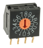 SWITCH ROTARY DIP HEX 100MA 5V - FR01FR16H-06XL - NKK Switches