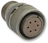 Circular Connector, Plug, Size 18-12, 6 Position, Cable; Military Specification Amphenol Industrial - 25K7460 - Newark, An Avnet Company