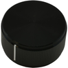 Round Knob With Side Indicator, 6.35Mm; Shaft Type Ehc (Electronic Hardware) - 39C3232 - Newark, An Avnet Company