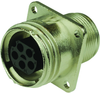 Circular Connector Receptacle, Size 14, 5 Position, Panel; Product Range Amp - Te Connectivity - 87F6585 - Newark, An Avnet Company