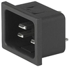 Filtered Iec Module, C14/c18, 10A, Qc; Connector Type Schurter - 23M1711 - Newark, An Avnet Company