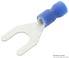 Terminal, Spade/fork, 3.2Mm, Crimp, Blue; Product Range Multicomp Pro - 98K1170 - Newark, An Avnet Company