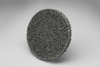 3M Scotch-Brite XL-UR Unitized Silicon Carbide Medium Deburring Wheel - Fine Grade - Quick Change Attachment - 2 in Diameter - 17187 -- 048011-17187 - Image