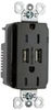 Duplex/Single Receptacle -- TR-5262USB - Image