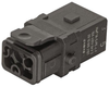 Rectangular Pwr Insert, Socket, 6Pos; Product Range Harting - 39AJ5772 - Newark, An Avnet Company
