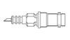 RF Coaxial Panel Mount Connector - 225059-3 - Richardson RFPD