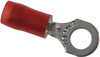 Terminal, Ring Tongue, #8, Crimp, Red; Stud Size - Metric Abb - Thomas & Betts - 65F721 - Newark, An Avnet Company