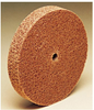 3M Scotch-Brite CM-WL Convolute Aluminum Oxide Medium Deburring Wheel - Medium Grade - Arbor Attachment - 8 in Diameter - 3 in Center Hole - Thickness 12 in - 93025 -- 048011-93025 - Image