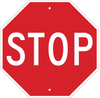 Brady B-959 Aluminum Octagon Red Stop Signs, Traffic Control Signs & Banners Sign - 18 in Width x 18 in Height - TEXT: STOP - 113280 - 754473-14560 - R. S. Hughes Company, Inc.