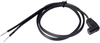 Fan Power Cord, 45Deg Rcpt, 24, Blk; For Use With Multicomp Pro - 67AC6062 - Newark, An Avnet Company