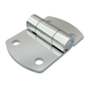 Surface Mount Hinge, 82.5 mm size, with Mounting Holes, Steel, Chrome Plated - N6-DHIM-5136-CH - Southco
