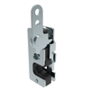 Rotary Push-to-Close Latch, Small Size, Two Stage, with Integrated Bumper, In-Line Lever, 7.2 mm Through Hole, Steel, Zinc Plate, Bright chromate - R4-10-40-205-10 - Southco