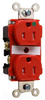 Duplex/Single Receptacle - TR62-HRED - Thomas & Betts Corporation