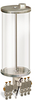 (Formerly B3152-6X40), Multiple Feed Electro Lubricator, 1 gal Acrylic Reservoir, 5 Feeds, 24VDC - B3152-128A05024DB111GW - Oil-Rite Corp.