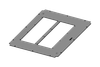 KDR-BMP Enclosure Base Plate for Module Plates- for Rittal TS 8 & Rittal VX25 Enclosures / IP54 - 43334 - icotek Corp