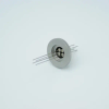 Power Feedthrough, 500 Volts, 5 Amps, 4 Pins, 0.032″ Nickel Conductors, 1.18″ QF / KF Flange - A0501-1-QF - MPF Products, INC.