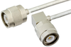 TNC Male to TNC Male Right Angle Semi-Flexible Precision Cable 18 Inch Length Using PE-SR402FL Coax, LF Solder, RoHS - PE39481-18 - Pasternack
