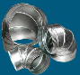 Donut Pack 30 Ga. Round 90&deg; Adjustable Elbows - 12101309009 - M&M Manufacturing Co.