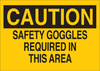 Brady B-120 Fiberglass Reinforced Polyester Rectangle Yellow Personal Protection Equipment (PPE) Sign - 14 in Width x 10 in Height - TEXT: CAUTION - 75977 - 754476-75977 - R. S. Hughes Company, Inc.