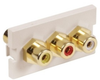 Datacommunication Face Plate with Jack - IM3RF1OW - Hubbell Incorporated