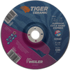 7 x 1/8 TIGER CERAMIC Type 27 Cut/Grind Combo Wheel CER30T 7/8 A.H. -- 58321 - Image