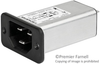 Connector, Power Entry, Inlet, Plug, 16A, 250Vac; Current Rating Schurter - 60W2123 - Newark, An Avnet Company
