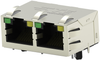 Rj45 Connector, Jack, 8P8C, 2Port, Cat5; Modular Connector Type Te Connectivity - 99AC2251 - Newark, An Avnet Company
