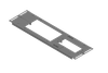 KDR 2 Split Gland Plates- for Rittal TS 8 & Rittal VX25 Enclosures / IP54 - 44408 - icotek Corp