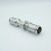 MS Series, Thermocouple Feedthrough, Type J, 5 Pairs, Double-Ended w/ Air & Vacuum-side Connectors, 1.37″ Dia Stainless Steel Weld adapter - A1096-1-W - MPF Products, INC.