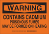 Brady B-555 Aluminum Rectangle Orange Chemical, Biohazard, Hazardous & Flammable Material Sign - 14 in Width x 10 in Height - 126519 - 754473-74705 - R. S. Hughes Company, Inc.